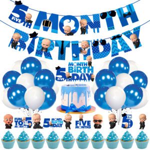 5th Month Decoration/5 Month Birthday Decoration Items (Pack of 37)