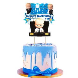 Baby Party for boss Cake Toppers,Baby Shower Boss Theme Party Cake Toppers  Pack of  1