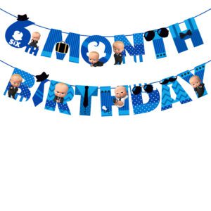 6th month birthday decorations for boy