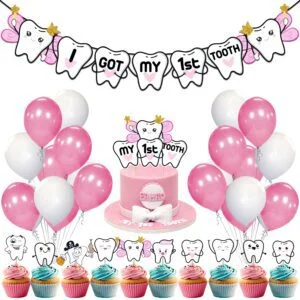 I Got My First Tooth Decoration/First Tooth Decoration Pack of 37