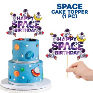 Space Birthday Cake Topper Space Birthday Cake Decoration Pack of 1