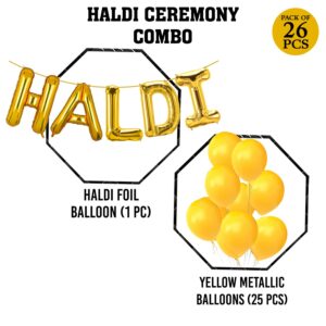 Haldi Ceremony Decoration,Haldi Ceremony Decoration Kit Pack of 26