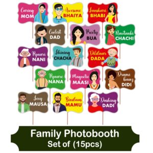 Baby Shower Boy Photo Booth Props – Baby Shower Decorations, Gifts Pack of 15