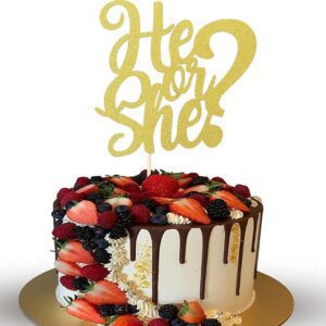 He Or She Birthday Cake Topper Supplies(PACK OF 1)