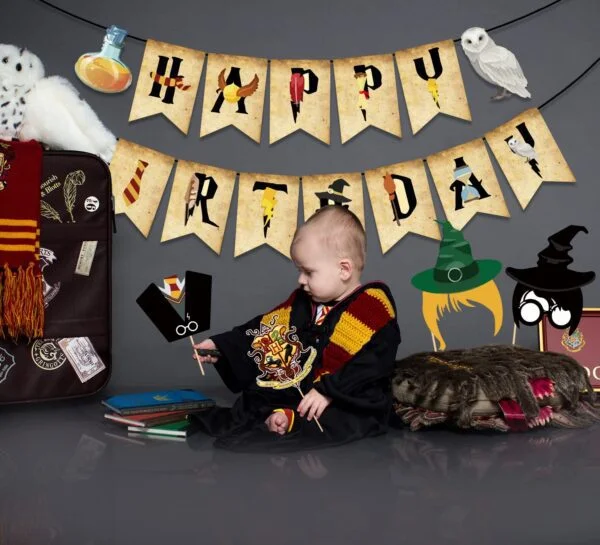 Hari Pottar Birthday Decorations, Hari Pottar Birthday Party Supplies for Kids Pack of 31 - Image 3