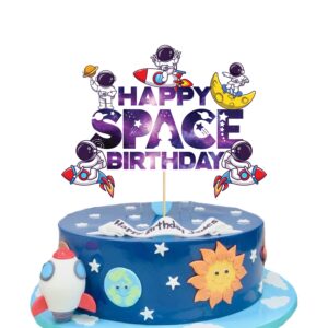 Space Birthday Cake Topper Space Birthday Cake Decoration Pack of 1