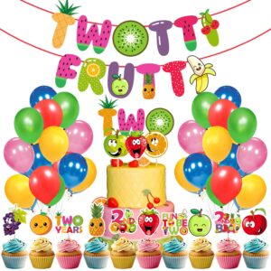 Twotti Frutti  2ndBirthday Decorations Set Pack of 37