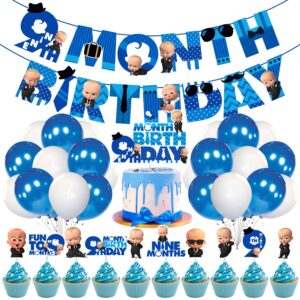 9th Month Decoration/9 Month Birthday Decoration Items (Pack of 37)