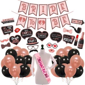 Bachelorette Party Decorations Kit, Bridal Shower Party Supplies Pack of 47
