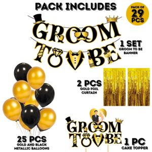Bachelor Party Decorations for Men, Groom To Be Decorations Pack of 29