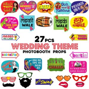 Mehandi Props for Photoshoot ,Marriage Props for Wedding Pack of 27