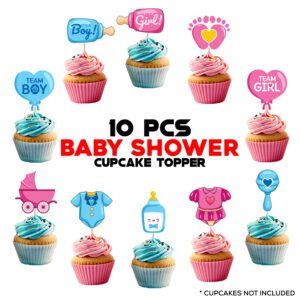 Baby Shower CupCake Topper 10PCS