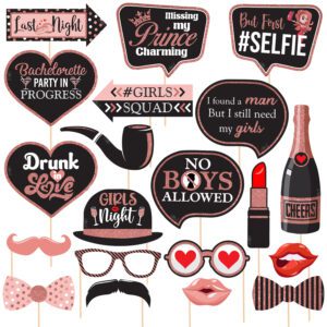Bachelor Party Photo Booth Props – 20 Pieces