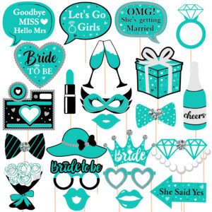 Bachelorette Party Photo Booth Props Kit, PACK OF 24