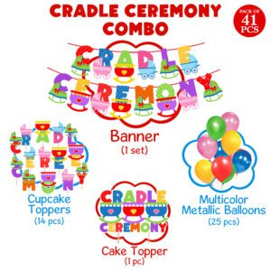 Cradle Ceremony Decoration  (PACK OF 41)