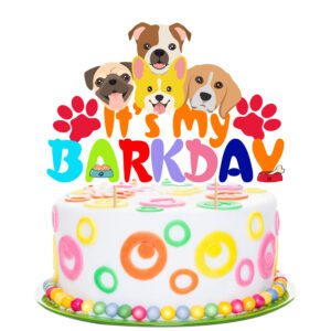 Puppy Dog Birthday Party Cake Decoration
