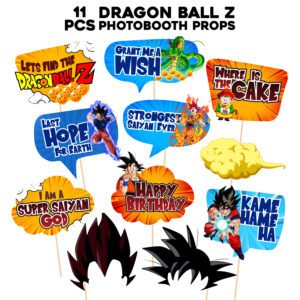 Dragon Ball z Photo Booth Props 11 Piece