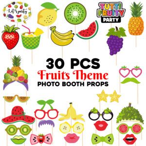 Frutti Photo Booth Props 30 Pieces