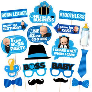 Boss Baby 1st Birthday Photo Booth Props 18 Pieces