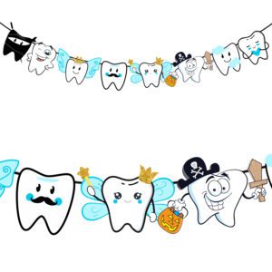 I Got My 1st Tooth Banner Bunting Banner (BABY BOY)
