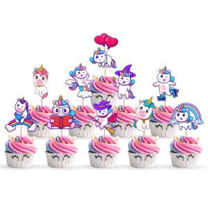 Unicorn Cupcake/Cake/Baking Decoration 10 Pcs