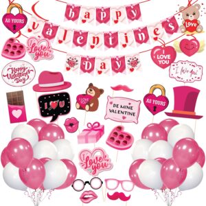 Happy Valentine’s Day Decoration Combo, Pack of 50