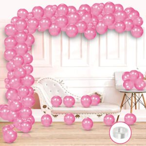 Mettalic Balloon Garland Arch Kit 10 inch Party Balloons Pink Pack of 51