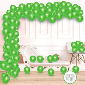 Mettalic Balloon Garland Arch Kit 10 inch Party Balloons Green Pack of 51