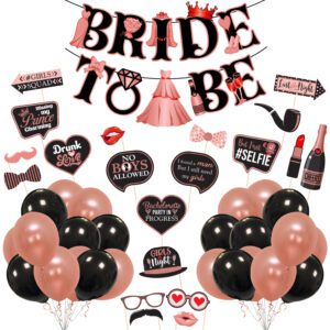 Bachelorette Party Decorations Kit, Bridal Shower Party Supplies Pack of 46
