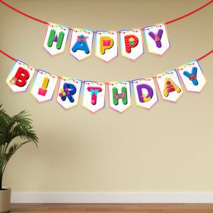 Happy Birthday Banner / Multicolor Birthday Banner for Birthday Party Decorations