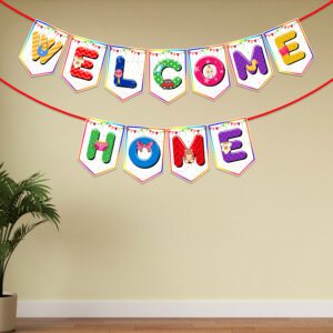 Baby Boy Or Girl Welcome Home Decoration Kit Banner for Baby Shower/Welcome Party (Pack of 1)