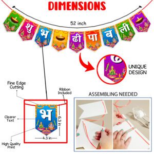 Shubh Diwali Banner / Diwali Decorations Items