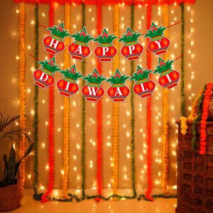 Diwali Decorations Banner & Rice Light – Pack Of 2