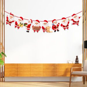 Santa Character Banner for X-Mass Decorations – Merry Christmas Decorations Banner