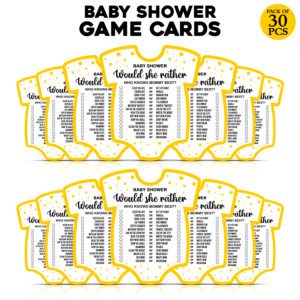 Baby Shower Game Card | Baby Shower Game Kit – Baby Shower Items (Pack Of 30)