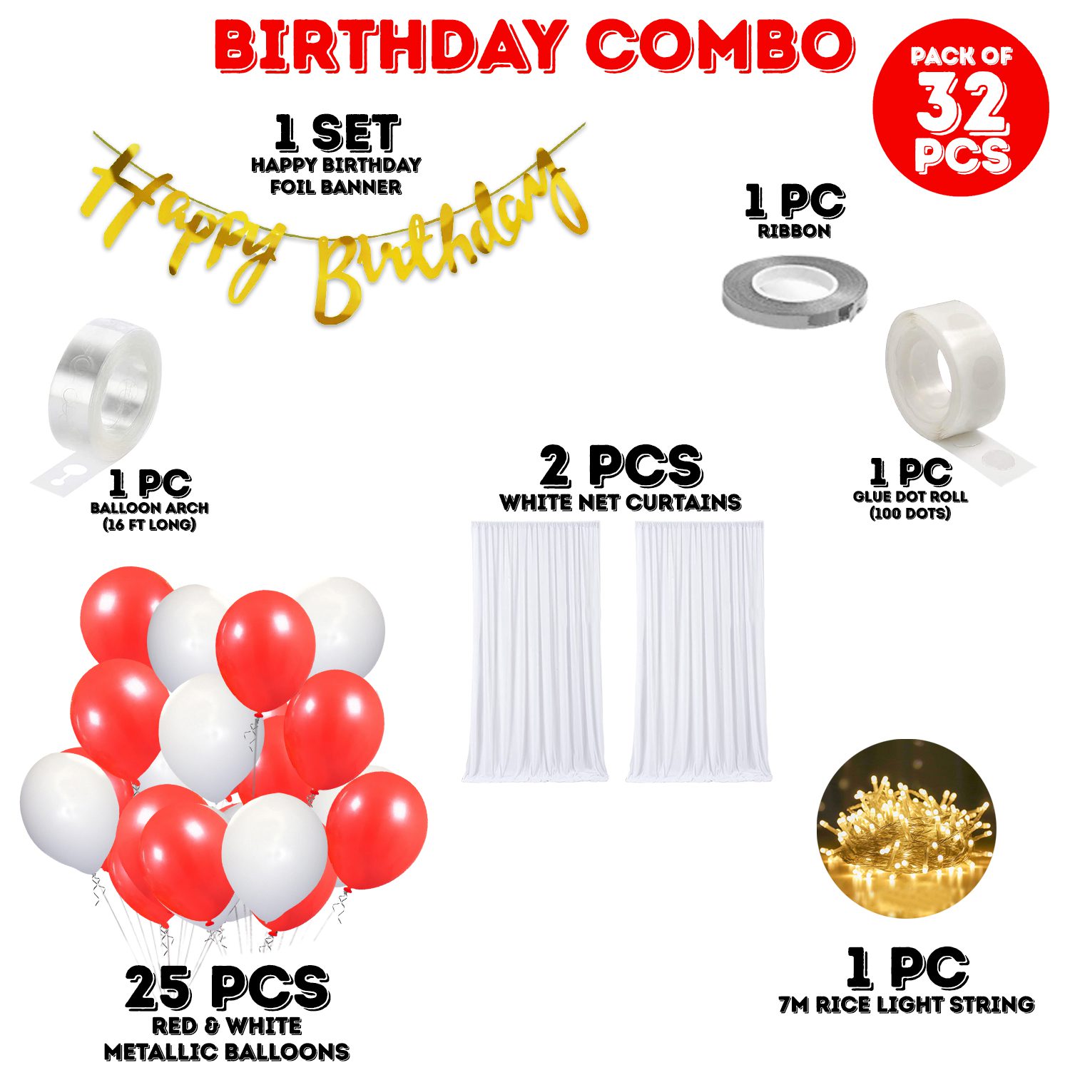 Cabana Tent Birthday Decorations Kit - Banner, Balloons, Rice Light, White  Net Curtains (Pack Of 32) - Zyozi: Your Ultimate Destination for Party  Decorations cabana tent birthday decorationcabana tent birthday decoration