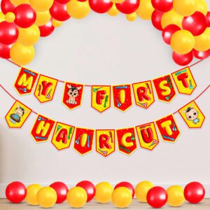 My First Hair Cut Decorations Items – Banner & Balloons (Pack Of 26)