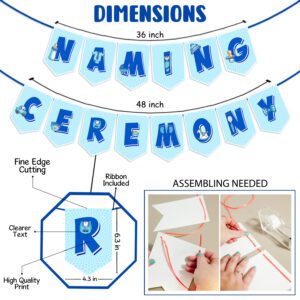 Naming Ceremony Blue Banner – Naming Ceremony Decorations Banner