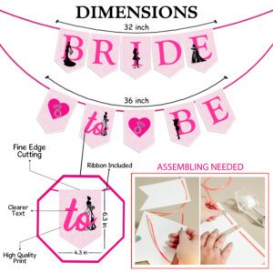 Bride to Be Banner For Bachelorette Party Decorations | Bridal Shower Decorations