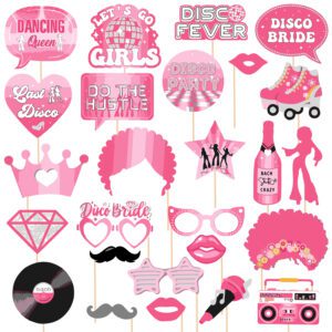 Bride to Be Decorations Photo Booth Props (Pack of 26)