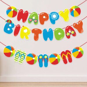 Summer Theme Party Decorations Kit – Birthday Banner & Character Banner (Pack Of 2)